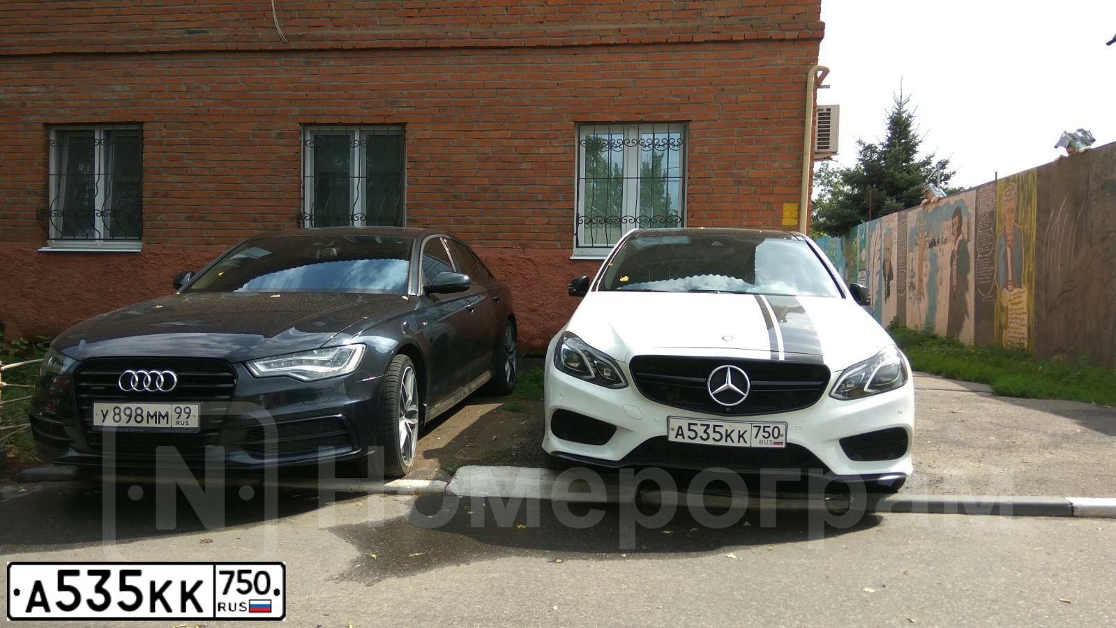 Фото автомобиля MERCEDES E-KLASSE, 2014 — госномер А535КК750. Цвет: БЕЛЫЙ