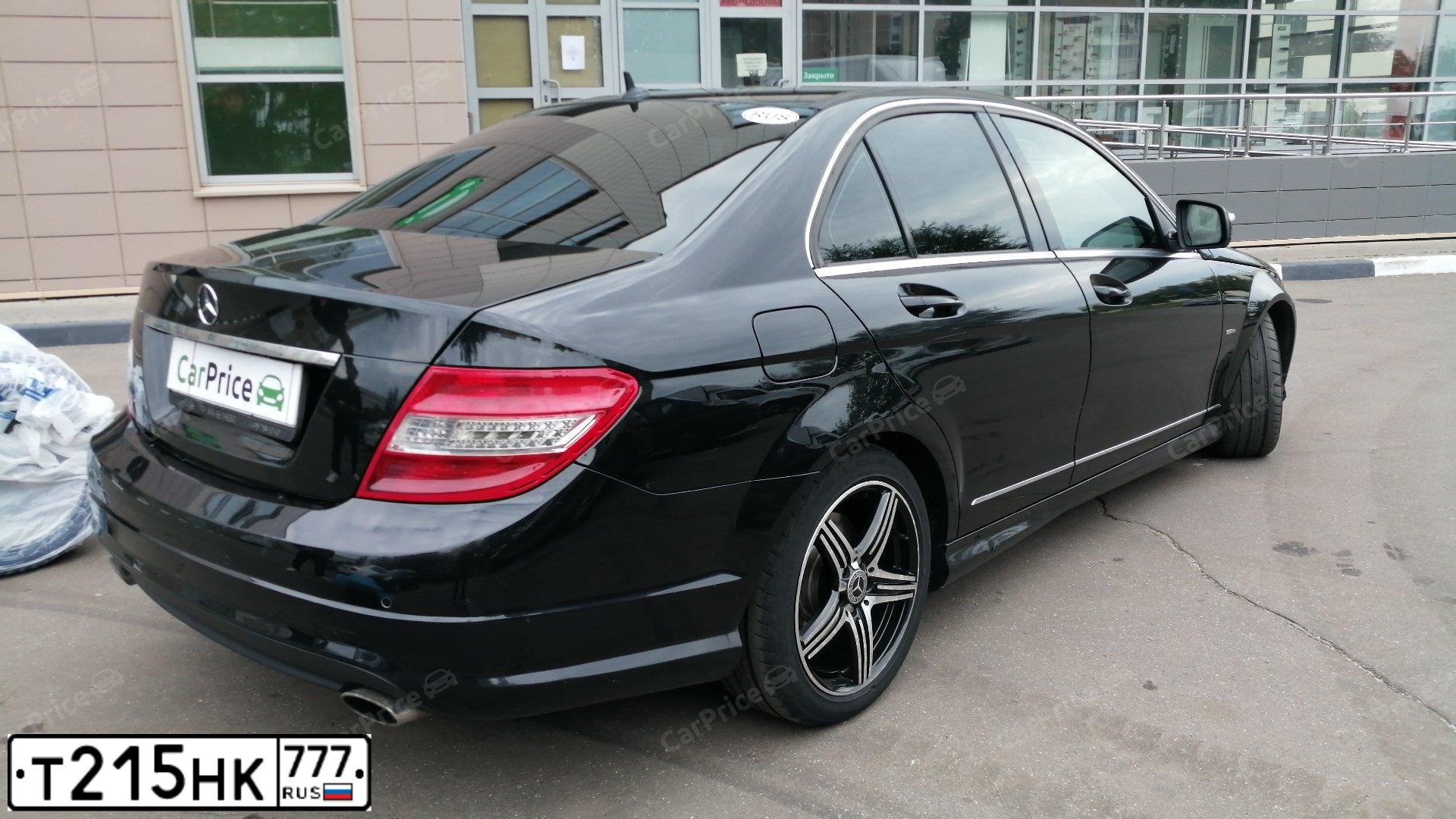 Фото автомобиля MERCEDES C-KLASSE, 2008 — госномер О171АУ790. Цвет: ЧЕРНЫЙ