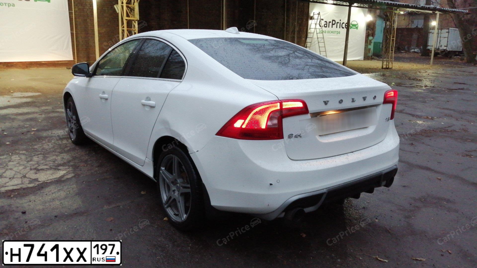 Фото автомобиля VOLVO S60, 2012 — госномер К628КК69. Цвет: Белый
