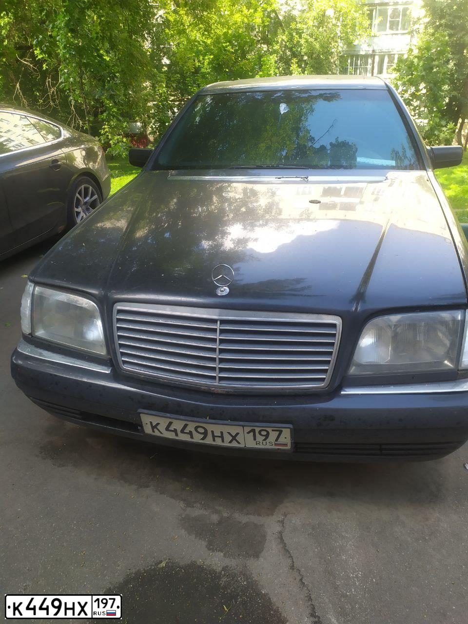 Фото автомобиля MERCEDES-BENZ S320, 1997 — госномер В544ОР76. Цвет: ЧЕРНЫЙ