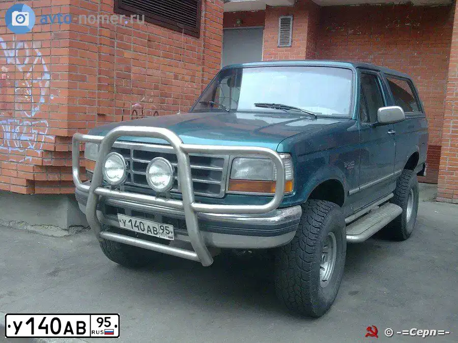Фото автомобиля ФОРД FORD, 1996 — госномер Е584ОН51