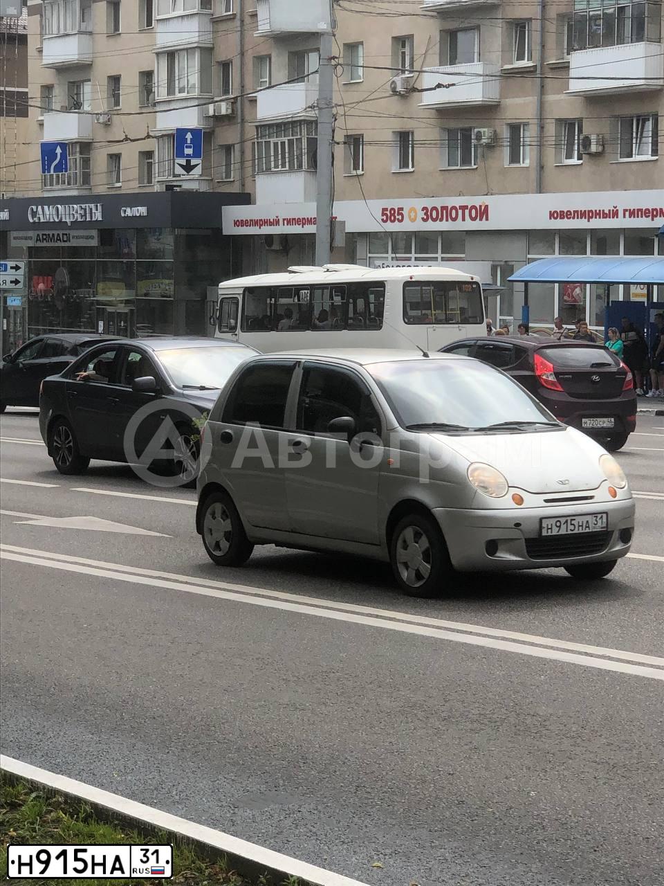 Фото автомобиля DAEWOO MATIZ, 2007 — госномер Х040ТВ31. Цвет: БЕЛЫЙ (СЕРЕБРИСТЫЙ)