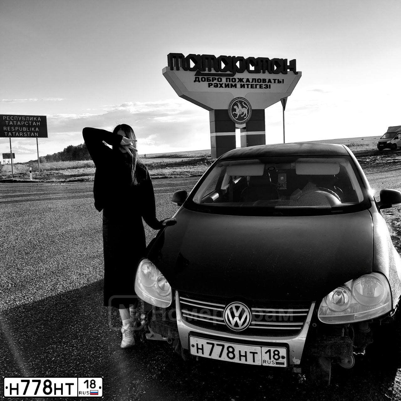 Фото автомобиля VOLKSWAGEN JETTA, 2008 — госномер Н778НТ18. Цвет: ЧЕРНЫЙ