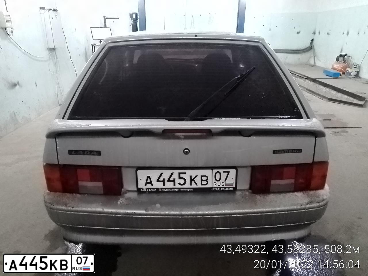 Фото автомобиля LADA 2114 SAMARA, 2009 — госномер А445КВ07