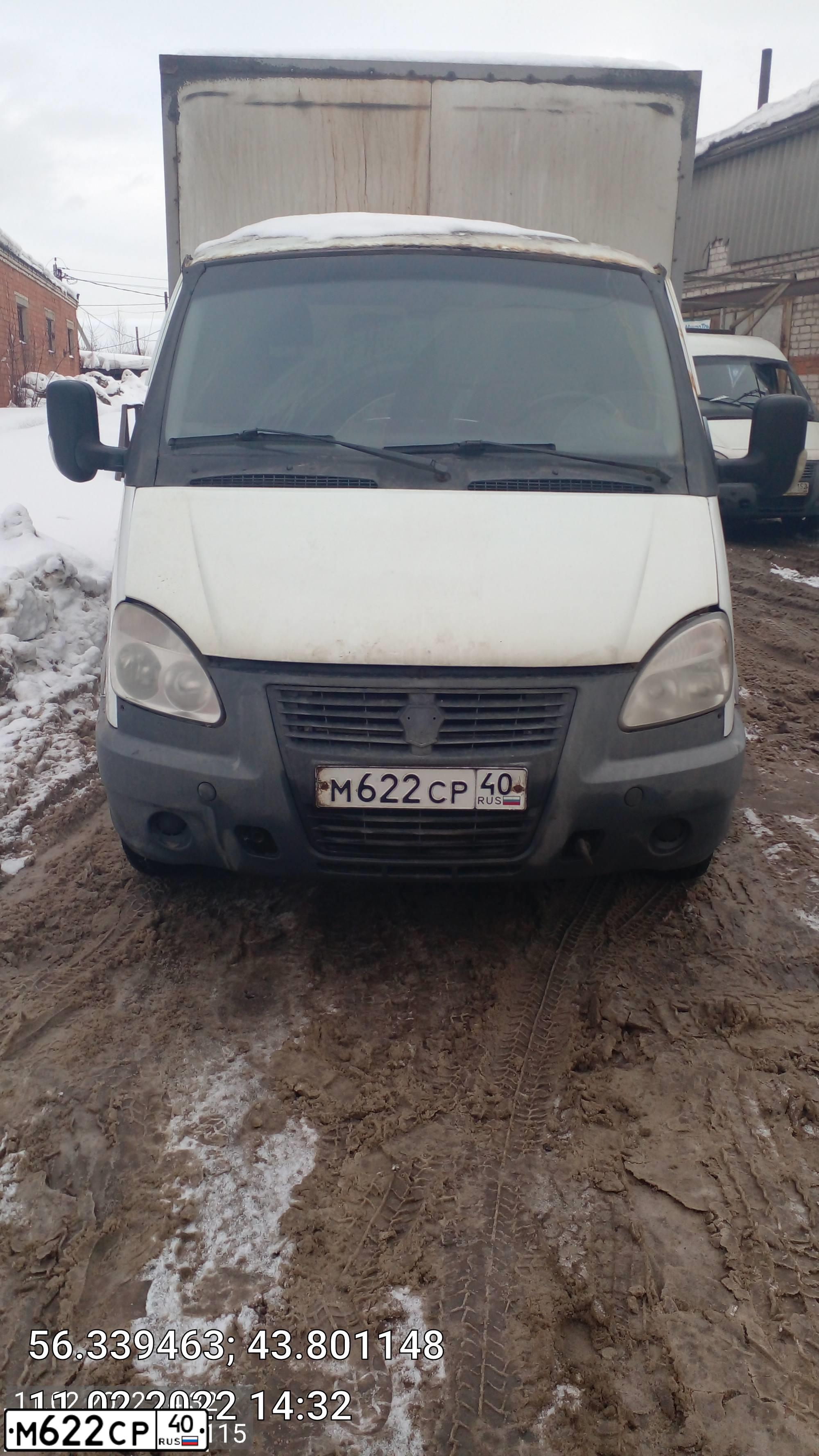 Фото автомобиля GAZ 3302, 2007 — госномер Х883ВУ152. Цвет: СЕРЫЙ