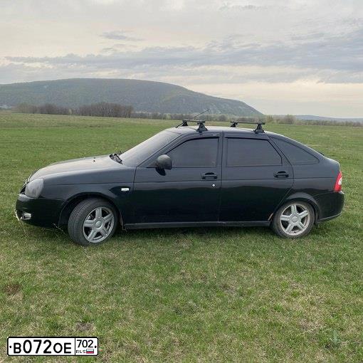 Фото автомобиля LADA 2172 PRIORA, 2010 — госномер В303ОР102. Цвет: Сине-Черный