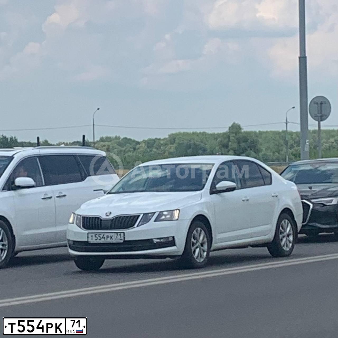 Фото автомобиля SKODA OCTAVIA, 2019 — госномер Т394УМ69