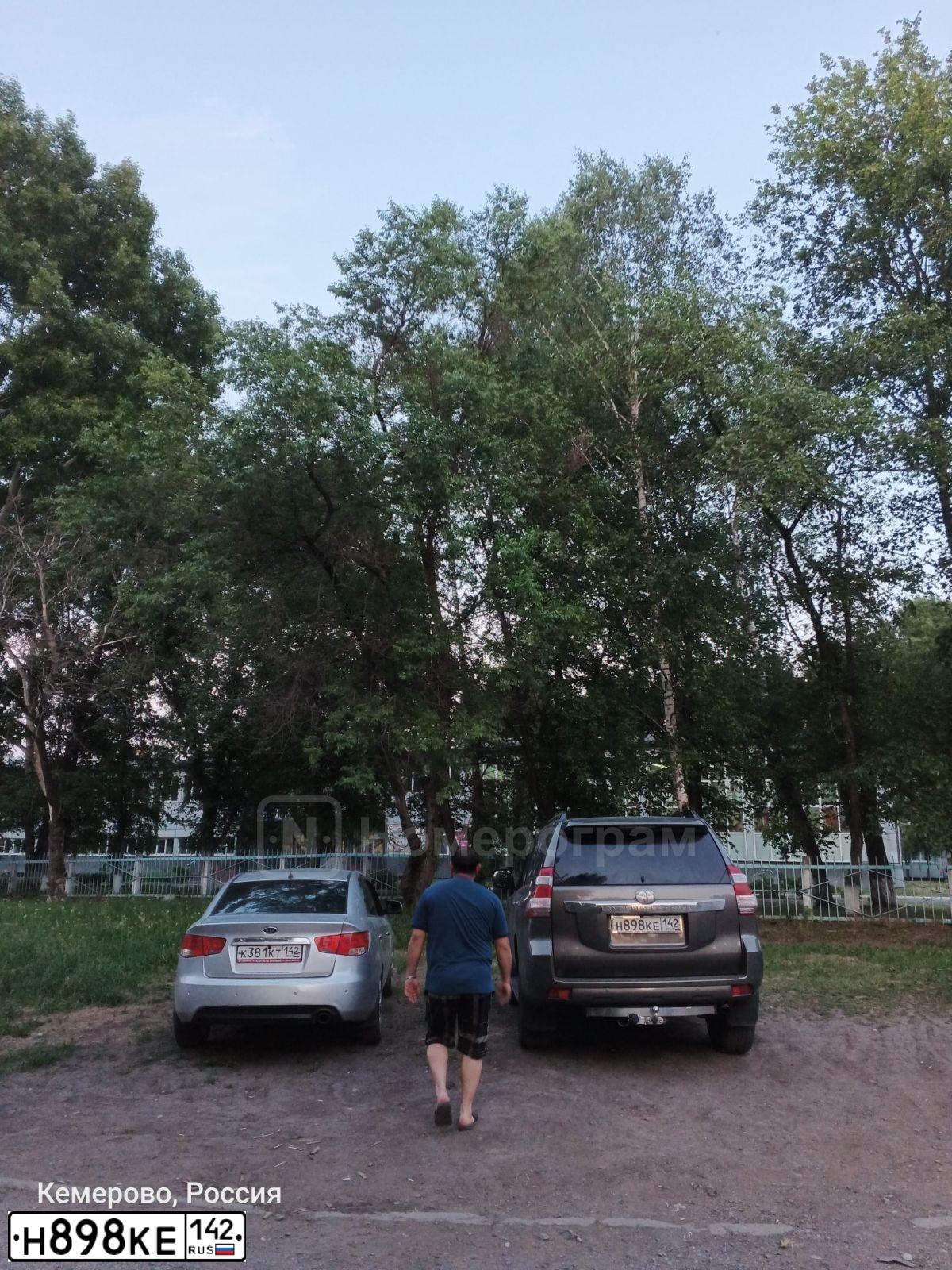 Фото автомобиля TOYOTA LANDCRUISER, 2015 — госномер Н898КЕ142. Цвет: БРОНЗОВЫЙ