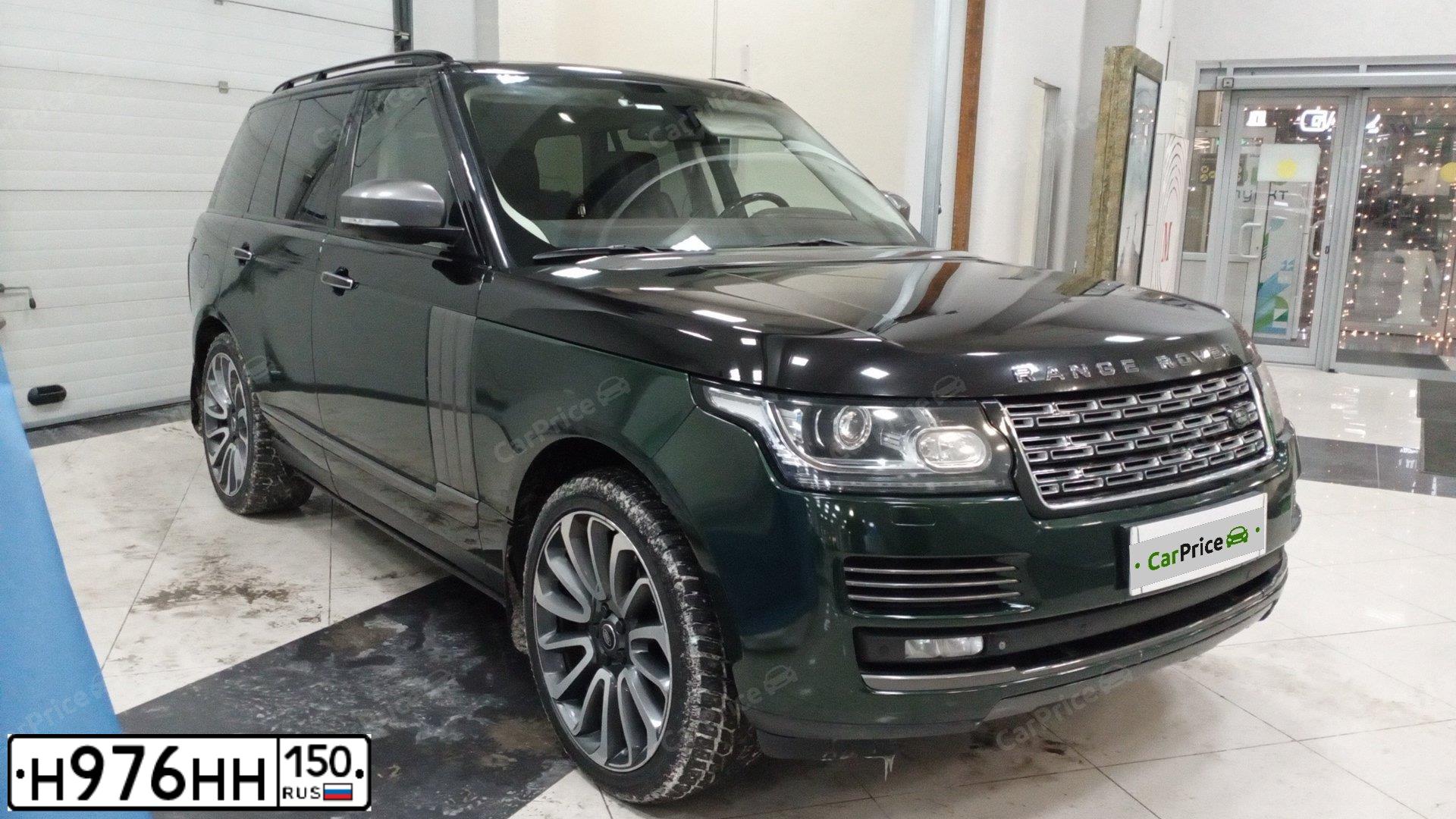 Фото автомобиля LANDROVER RANGE ROVER, 2014 — госномер О030РН159. Цвет: ЧЕРНЫЙ