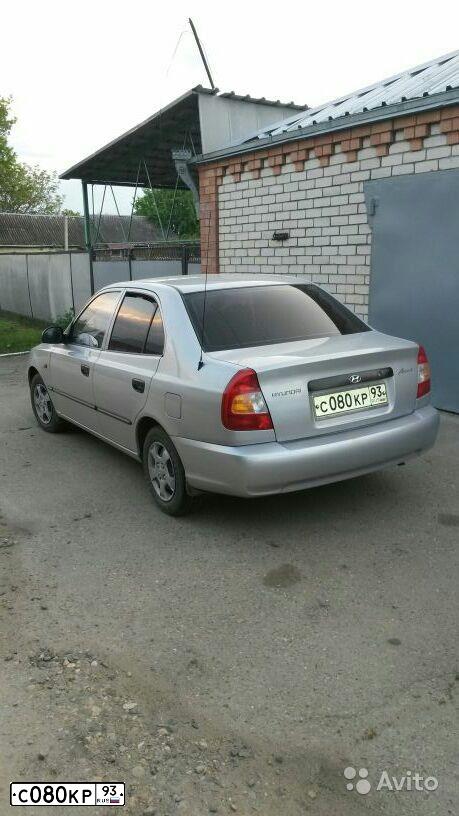 Фото автомобиля TAGAZ ACCENT, 2007 — госномер С080КР93. Цвет: СЕРЕБРИСТЫЙ