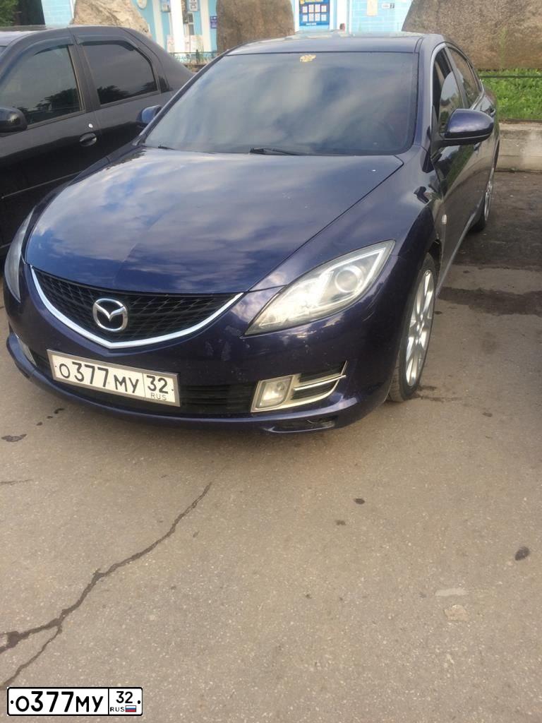 Фото автомобиля MAZDA 6, 2007 — госномер А747ТЕ69. Цвет: Темно-синий