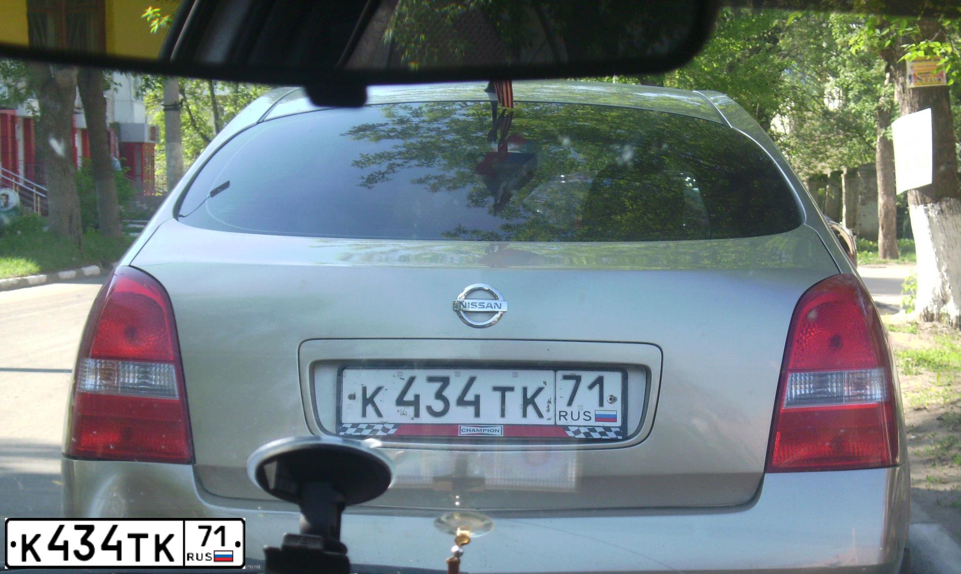 Фото автомобиля NISSAN PRIMERA, 2003 — госномер К434ТК71. Цвет: КОРИЧНЕВЫЙ(БЕЖЕВЫЙ)