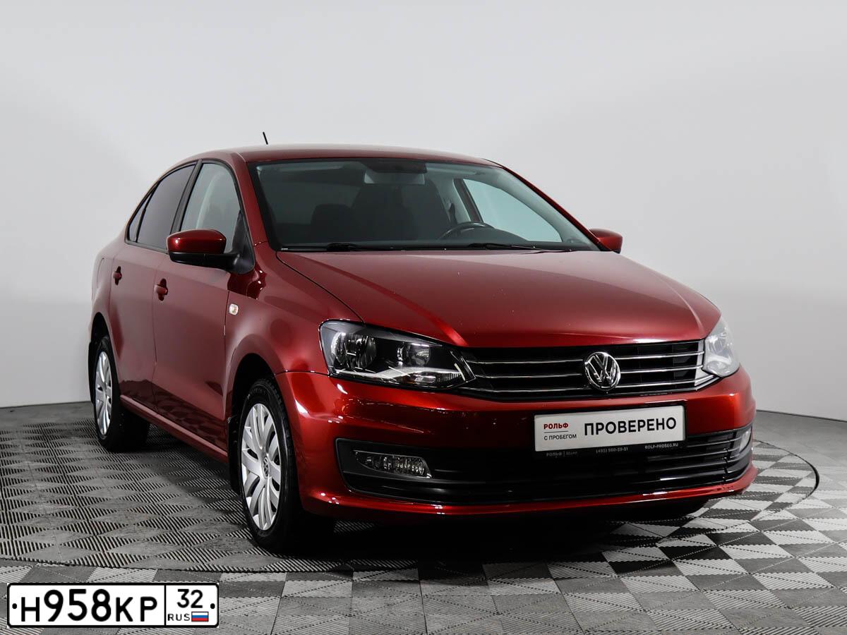 Фото автомобиля VOLKSWAGEN POLO, 2017 — госномер Т847ММ790. Цвет: ВИШНЕВО-КРАСНЫЙ