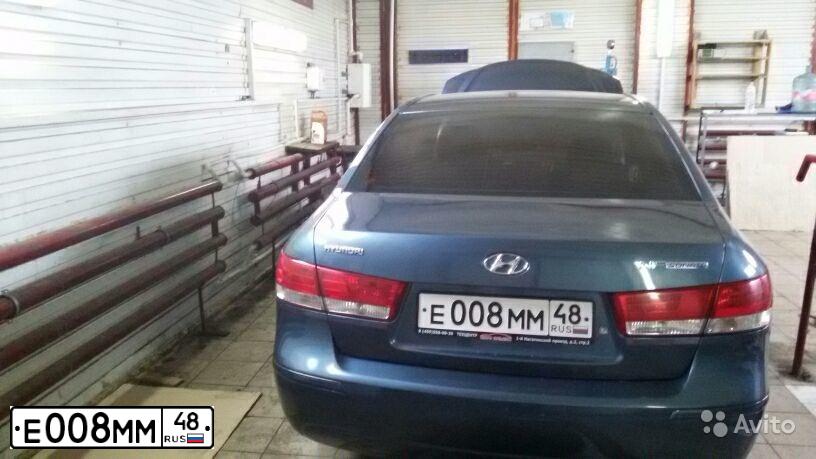 Фото автомобиля HYUNDAI SONATA, 2008 — госномер В212ВХ136. Цвет: СЕРО-ГОЛУБОЙ