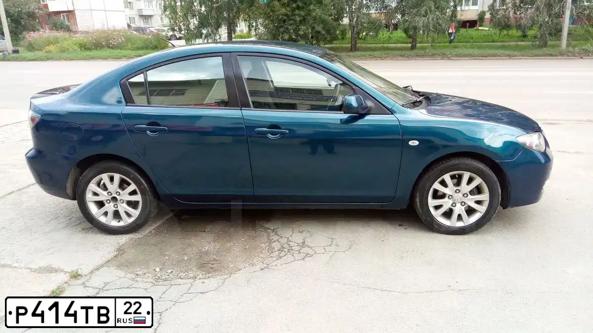 Фото автомобиля MAZDA 3, 2007 — госномер В434СК122