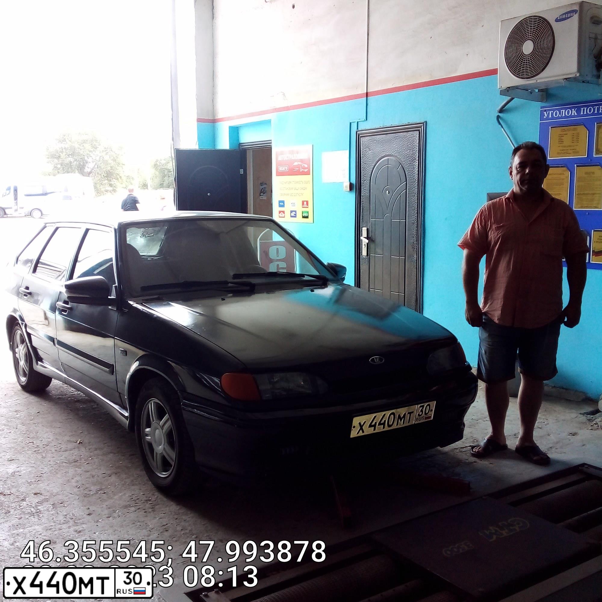 Фото автомобиля LADA 2114 SAMARA, 2006. Цвет: ЧЕРНЫЙ