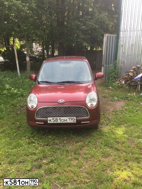 Фото автомобиля DAIHATSU TREVIS, 2006 — госномер О786КА32. Цвет: БОРДОВЫЙ