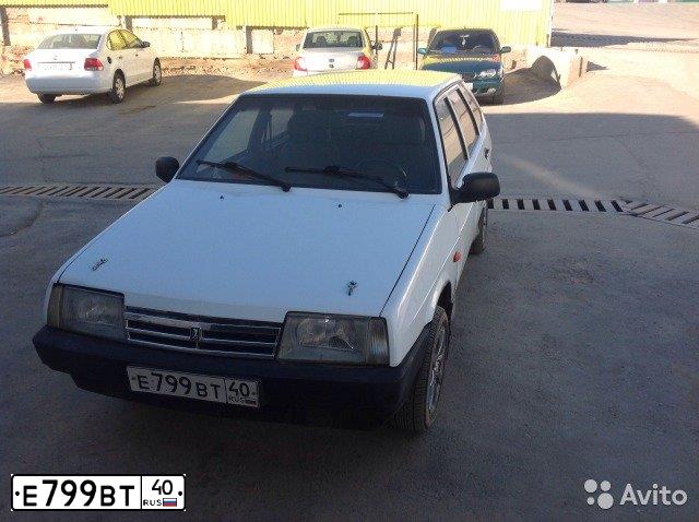 Фото автомобиля LADA 2109 SAMARA, 1996 — госномер Е799ВТ40. Цвет: БЕЛЫЙ