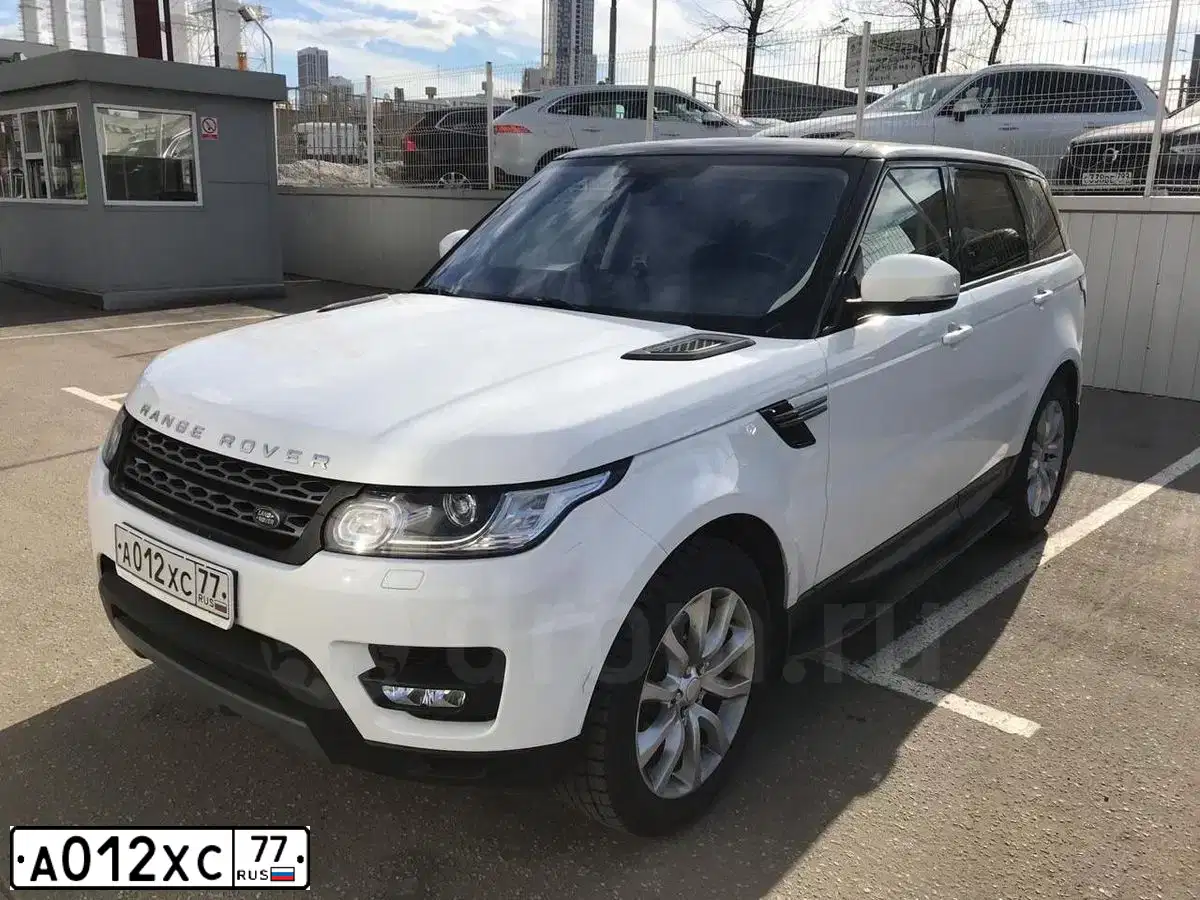 Фото автомобиля LANDROVER RANGE ROVER SPORT, 2015 — госномер С970НК799. Цвет: БЕЛЫЙ ЯРКИЙ