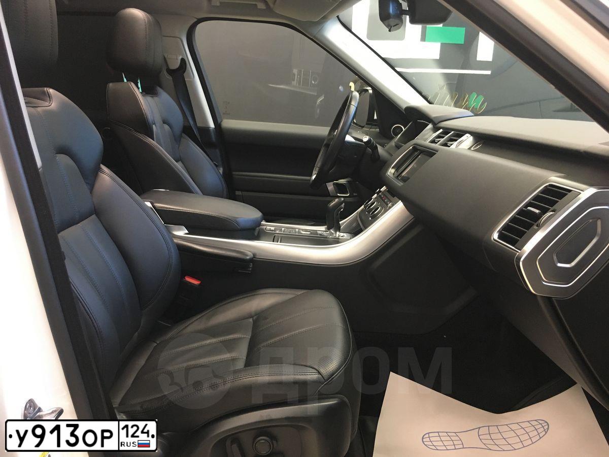 Фото автомобиля LANDROVER RANGE ROVER SPORT, 2016 — госномер А187РМ124. Цвет: Белый