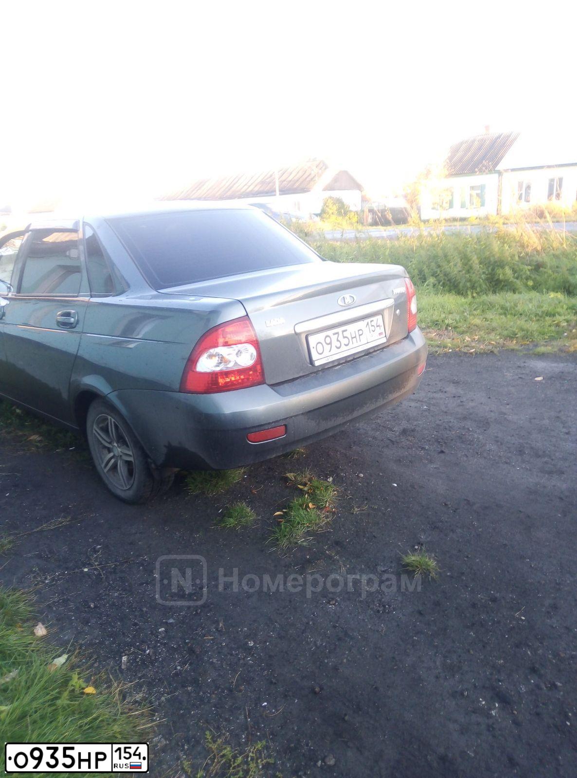 Фото автомобиля LADA 2170 PRIORA, 2012 — госномер У911ВО154. Цвет: СЕРО СИНЕ-ЗЕЛЕНЫЙ