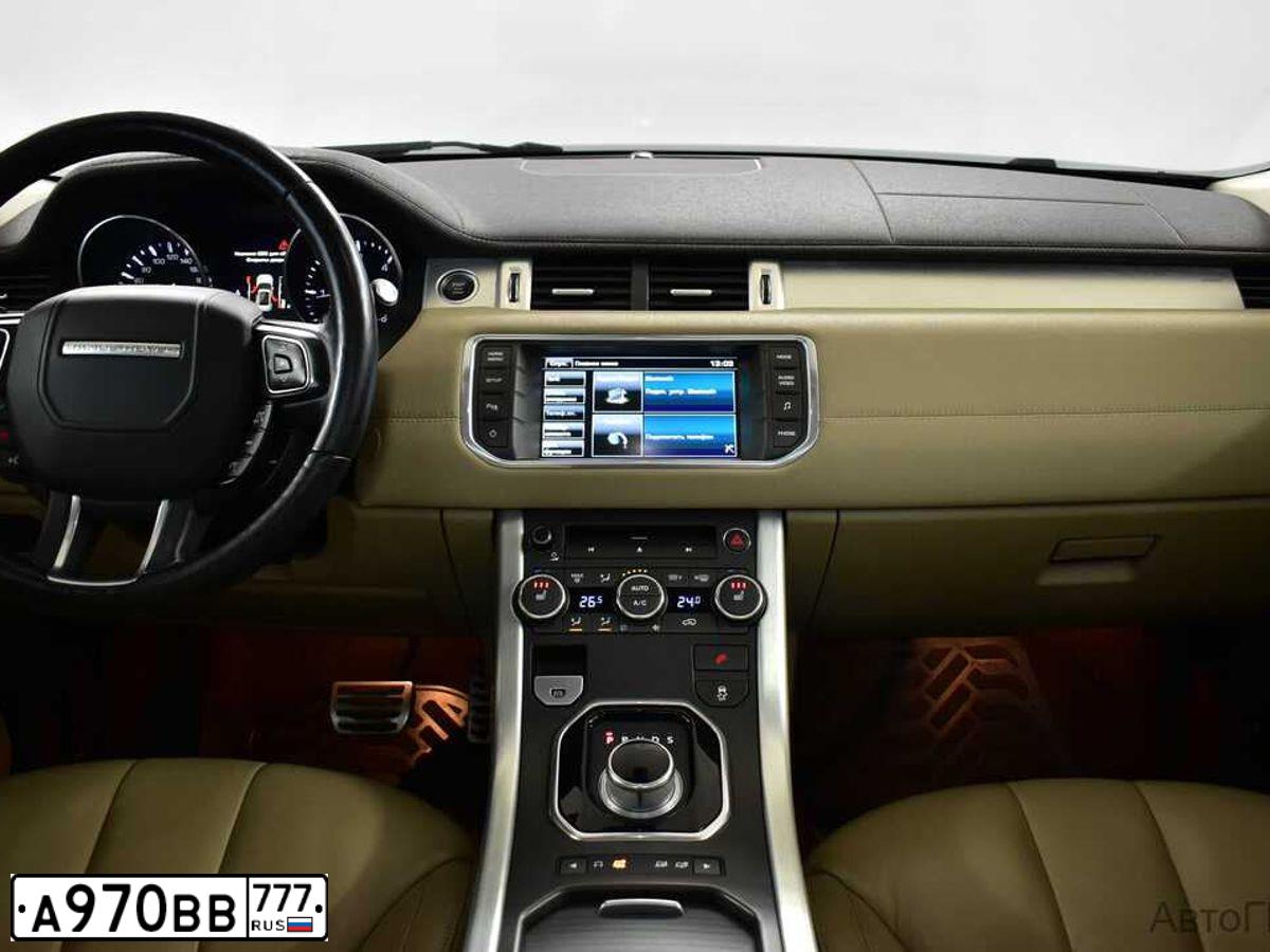 Фото автомобиля LANDROVER RANGE ROVER EVOQUE, 2014 — госномер А970ВВ777. Цвет: ЧЕРНЫЙ