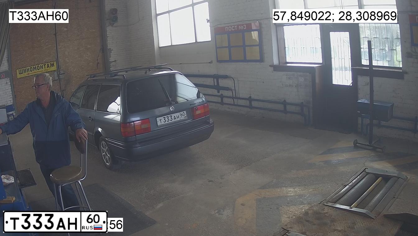 Фото автомобиля VOLKSWAGEN PASSAT, 1996 — госномер Т333АН60. Цвет: ТЕМНО-СЕРЫЙ