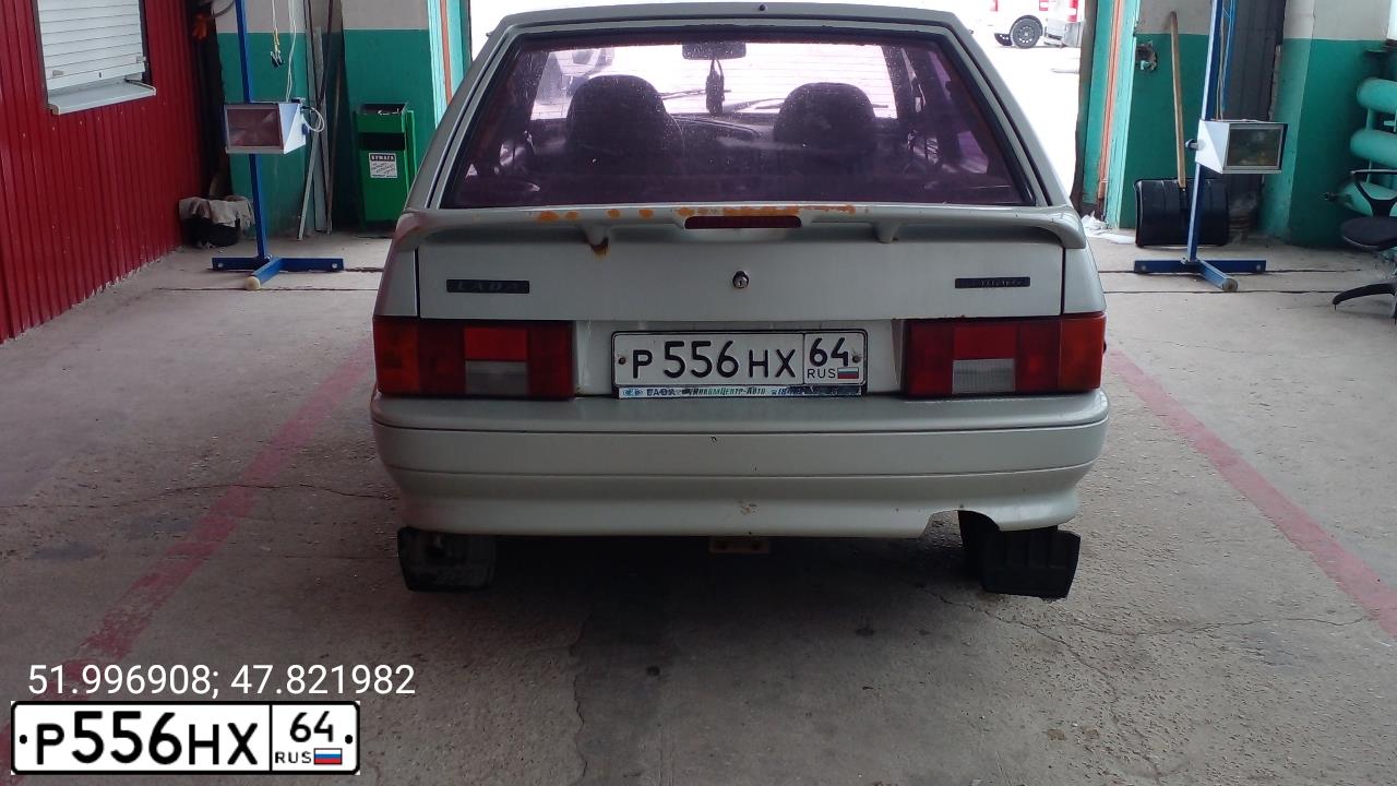 Фото автомобиля LADA 2114 SAMARA, 2006 — госномер О259АЕ64. Цвет: МОЛОЧНО БЕЛЫЙ СЕРЕБР