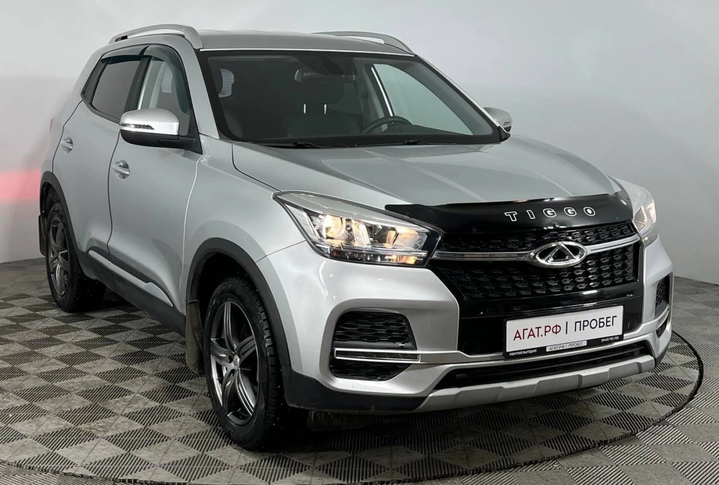 Фото автомобиля CHERY TIGGO, 2019 — госномер Е832УЕ134. Цвет: СЕРЕБРЯННЫЙ