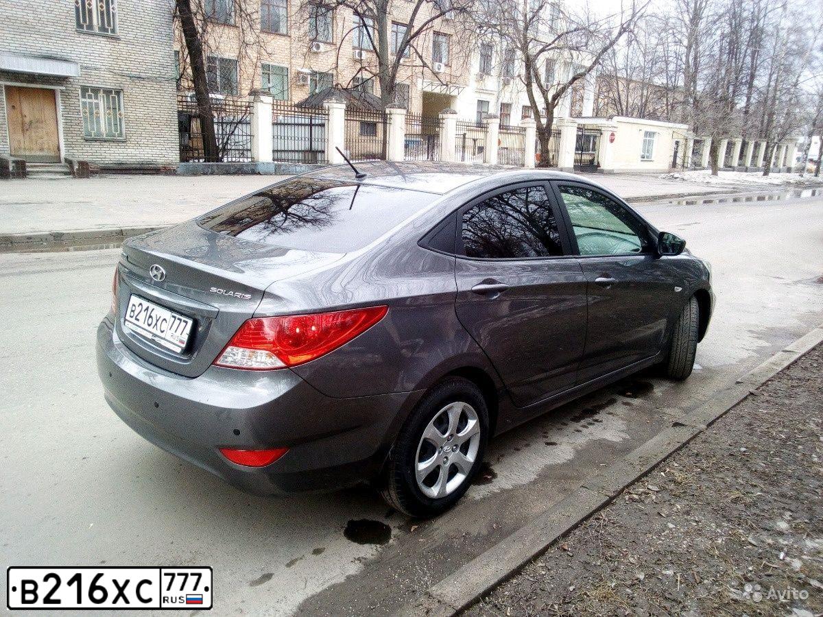 Фото автомобиля HYUNDAI SOLARIS, 2012 — госномер Р337УС05. Цвет: СЕРЫЙ ТЕМНЫЙ
