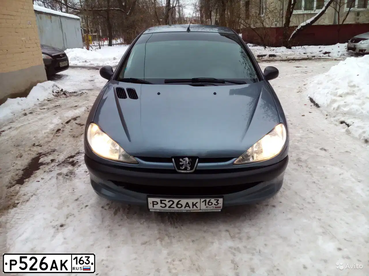 Фото автомобиля PEUGEOT 206, 2007 — госномер О596ОХ47. Цвет: СЕРЫЙ