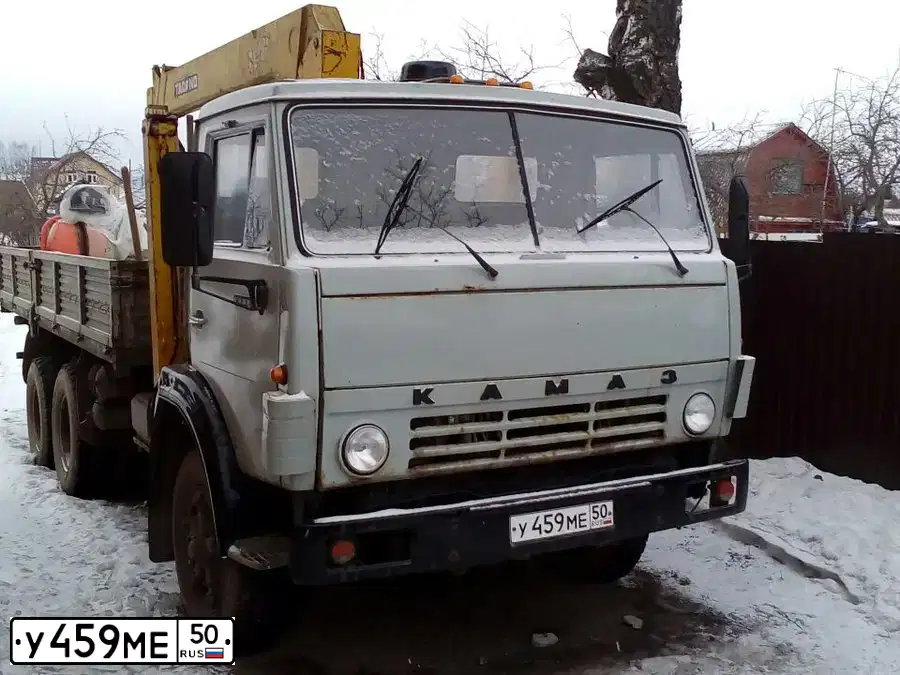Фото автомобиля KAMAZ 5320 /6X4/, 1996 — госномер Т523СВ69. Цвет: СЕРЫЙ