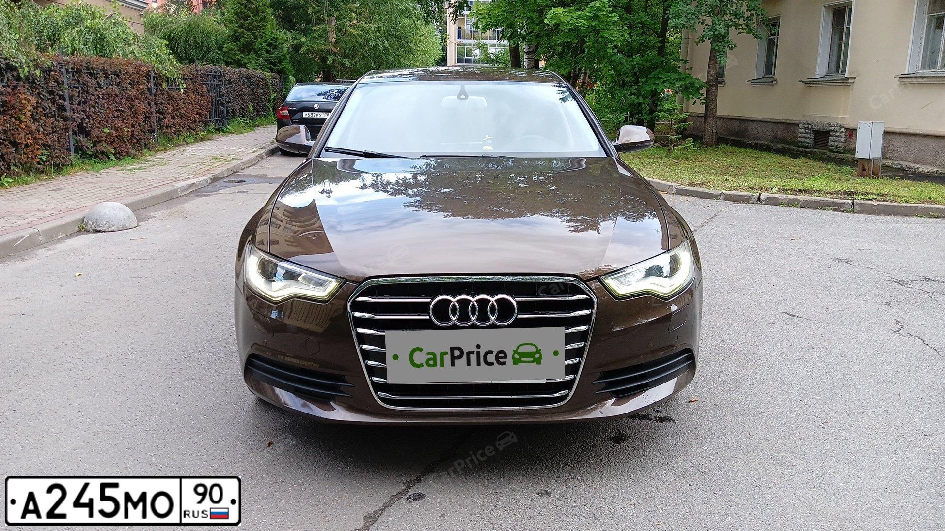 Фото автомобиля AUDI A6, 2011 — госномер Т899ВУ198. Цвет: Коричневый