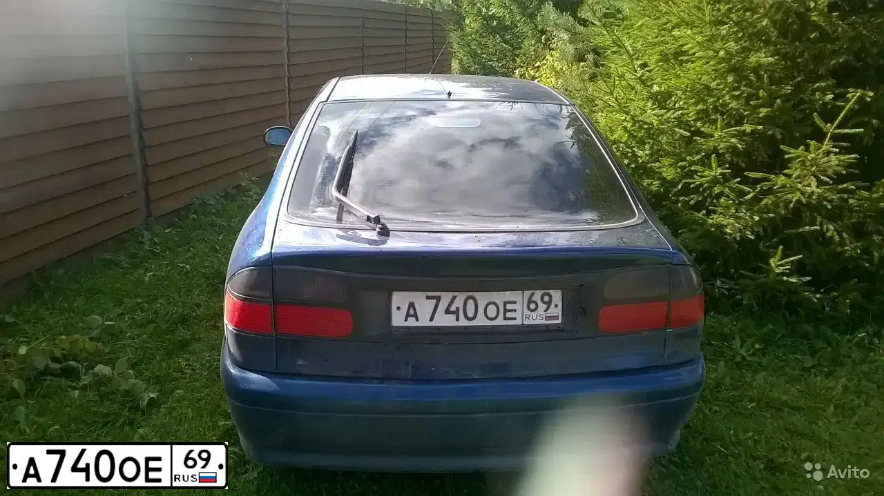 Фото автомобиля RENAULT LAGUNA, 1997 — госномер А740ОЕ69. Цвет: СИНИЙ