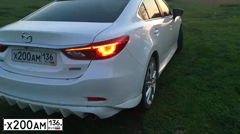 Фото автомобиля MAZDA 6, 2014 — госномер Х200АМ136. Цвет: БЕЛЫЙ