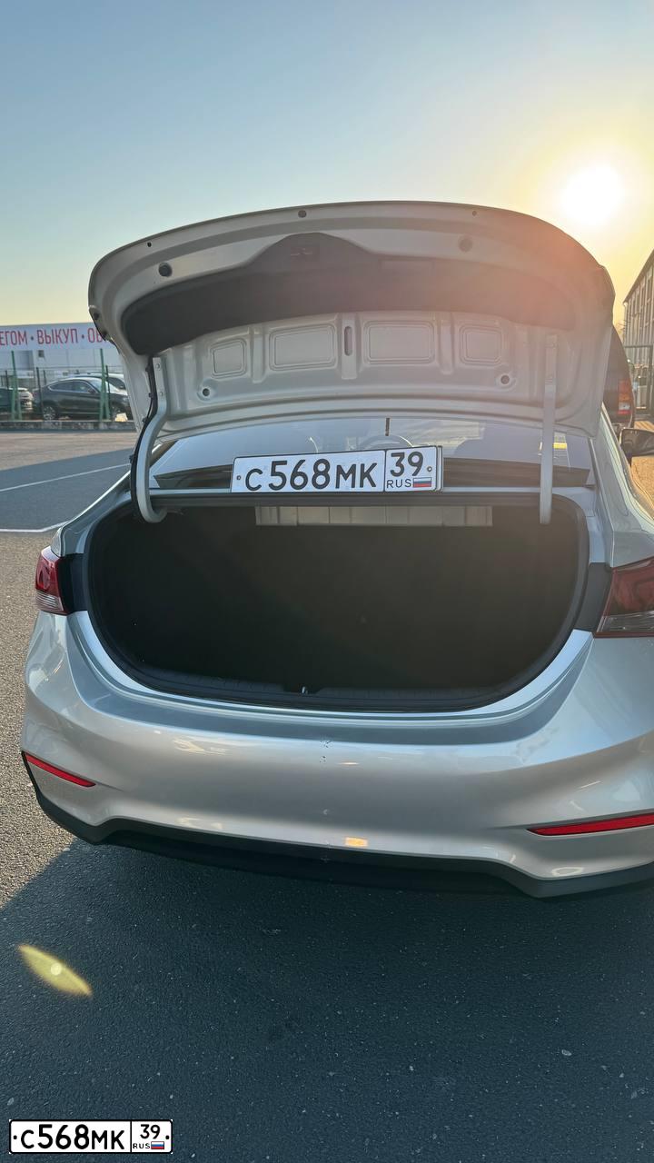 Фото автомобиля HYUNDAI SOLARIS, 2020 — госномер С622ХУ39