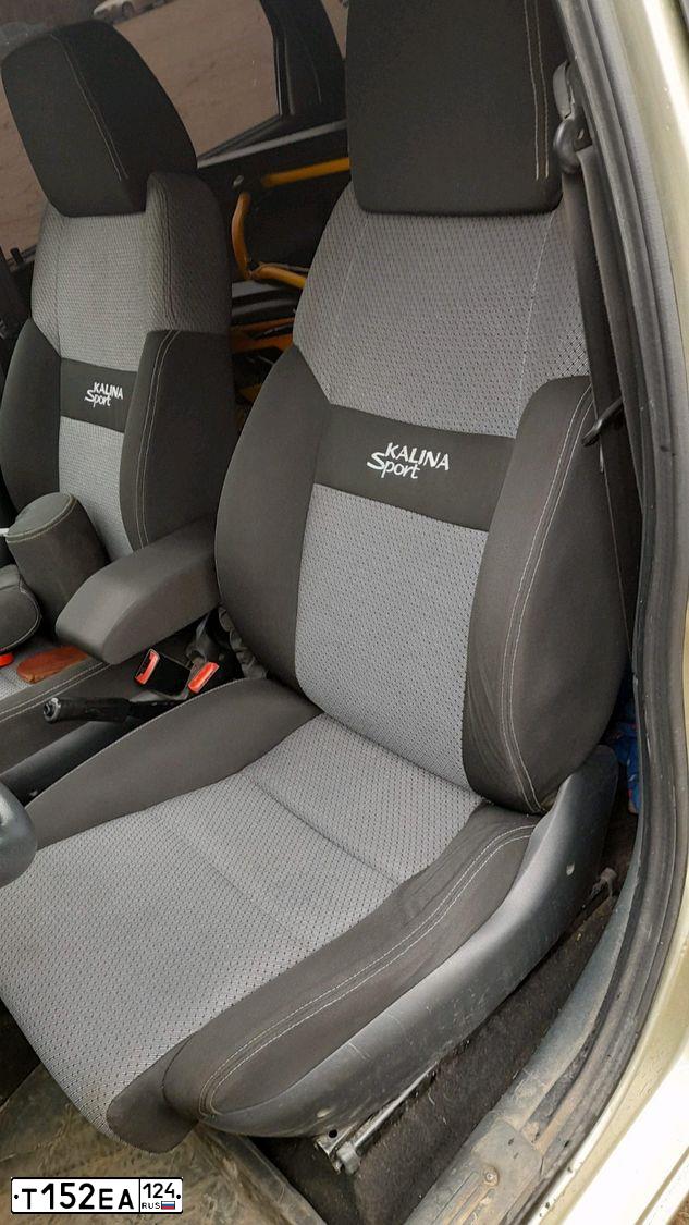 Фото автомобиля LADA 1119 KALINA, 2011 — госномер М350СН124. Цвет: БЕЛО-ЖЕЛТЫЙ ПЕРЛАМУТРОВЫЙ