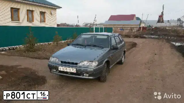 Фото автомобиля LADA 2114 SAMARA, 2009 — госномер Р801СТ16. Цвет: СРЕД.СЕРО-ЗЕЛЕНЫЙ МЕТ.