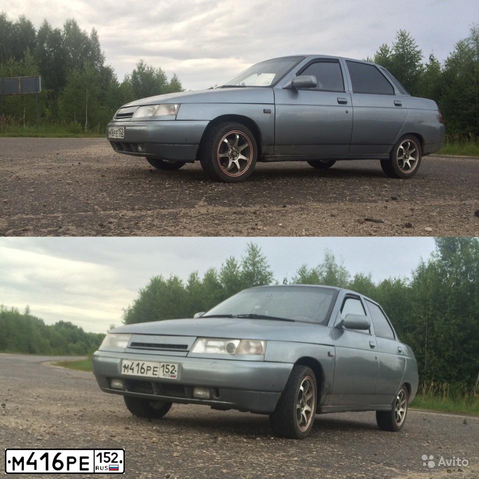 Фото автомобиля LADA 2110, 2007 — госномер М416РЕ152. Цвет: СЕРО-ЗЕЛЕНЫЙ