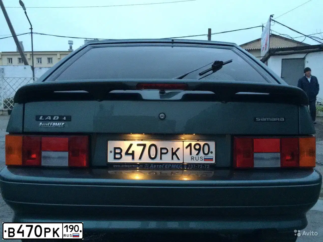 Фото автомобиля LADA 2114 SAMARA, 2011 — госномер В470РК190. Цвет: Сине-зеленый
