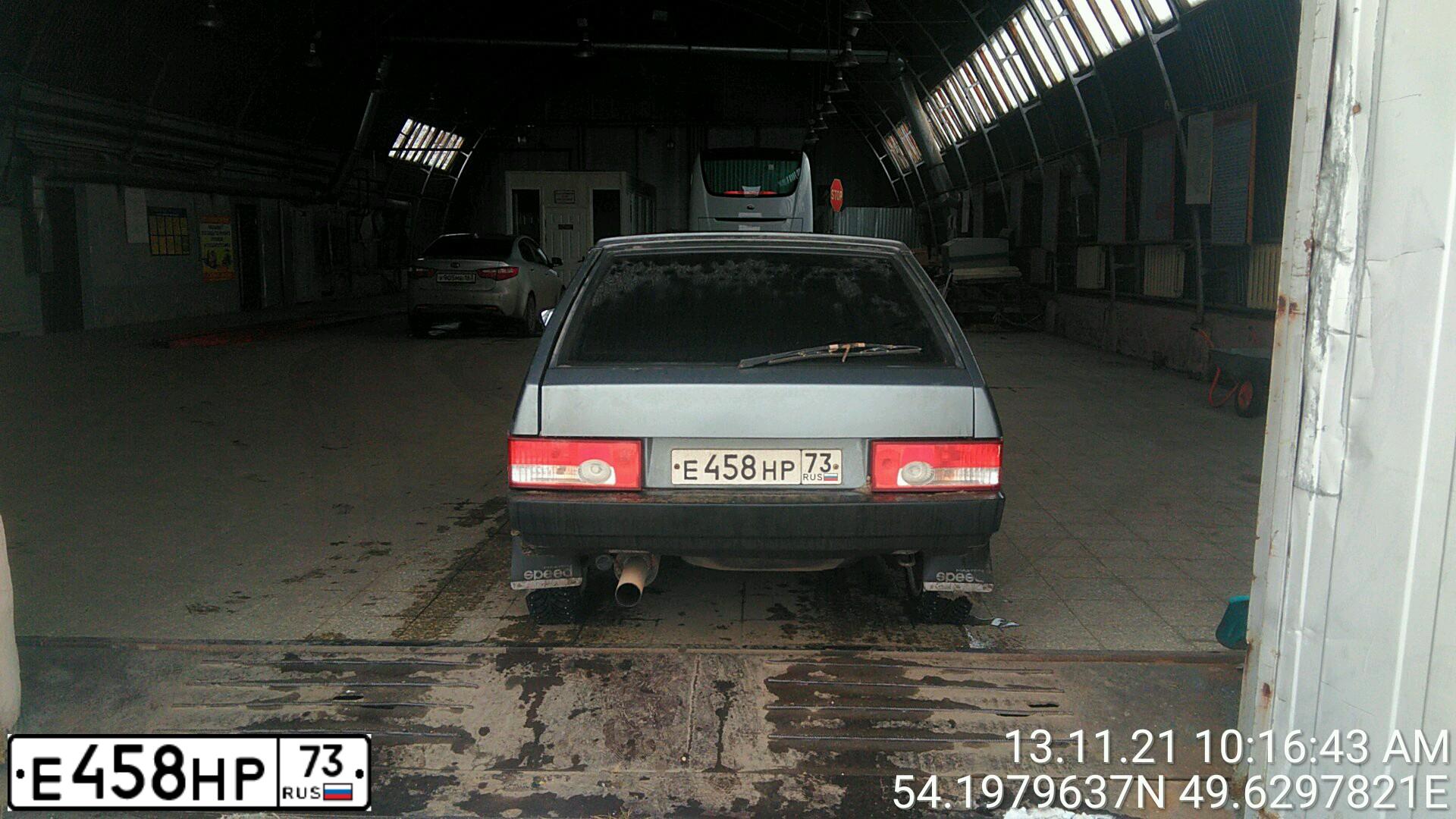 Фото автомобиля LADA 2108, 1987 — госномер Т313ХЕ73. Цвет: Серый