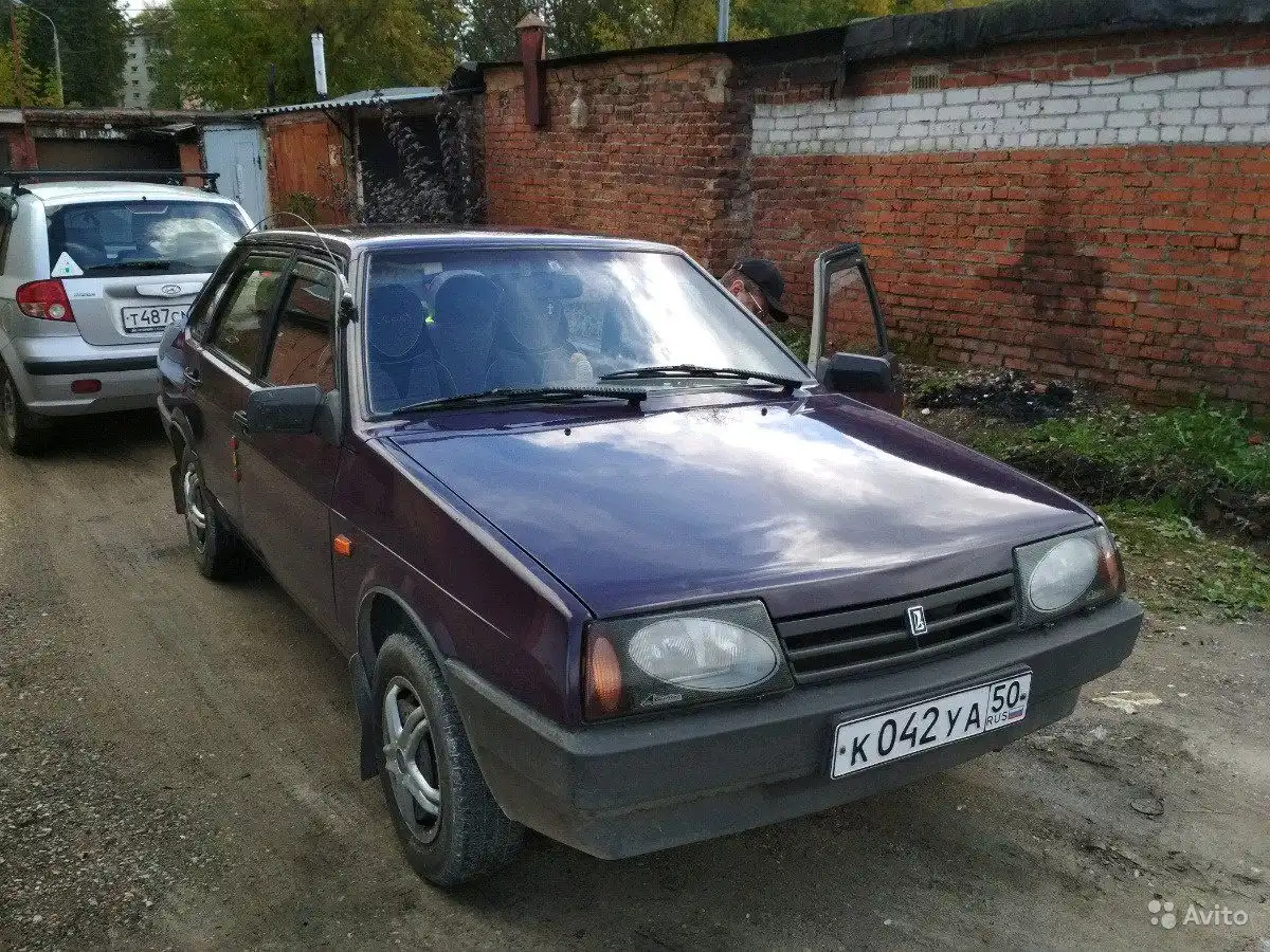 Фото автомобиля LADA 2109 SAMARA, 1999 — госномер Т598ОО790. Цвет: ФИОЛЕТОВЫЙ