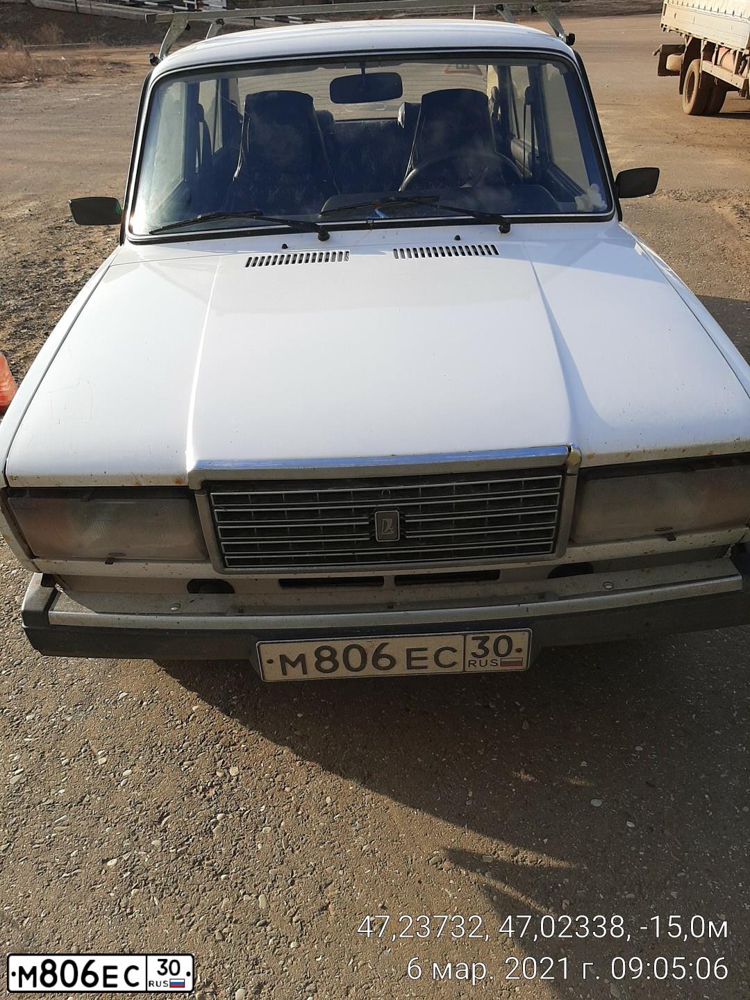 Фото автомобиля LADA 2107, 2008 — госномер С326НО30