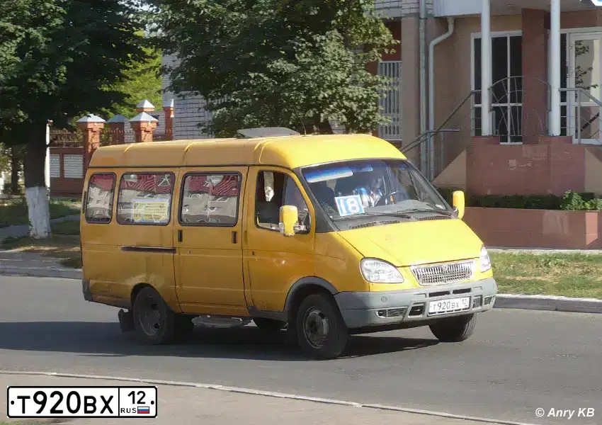 Фото автомобиля GAZ 3221 EL, 2006 — госномер Т335ВА12. Цвет: ЖЕЛТЫЙ