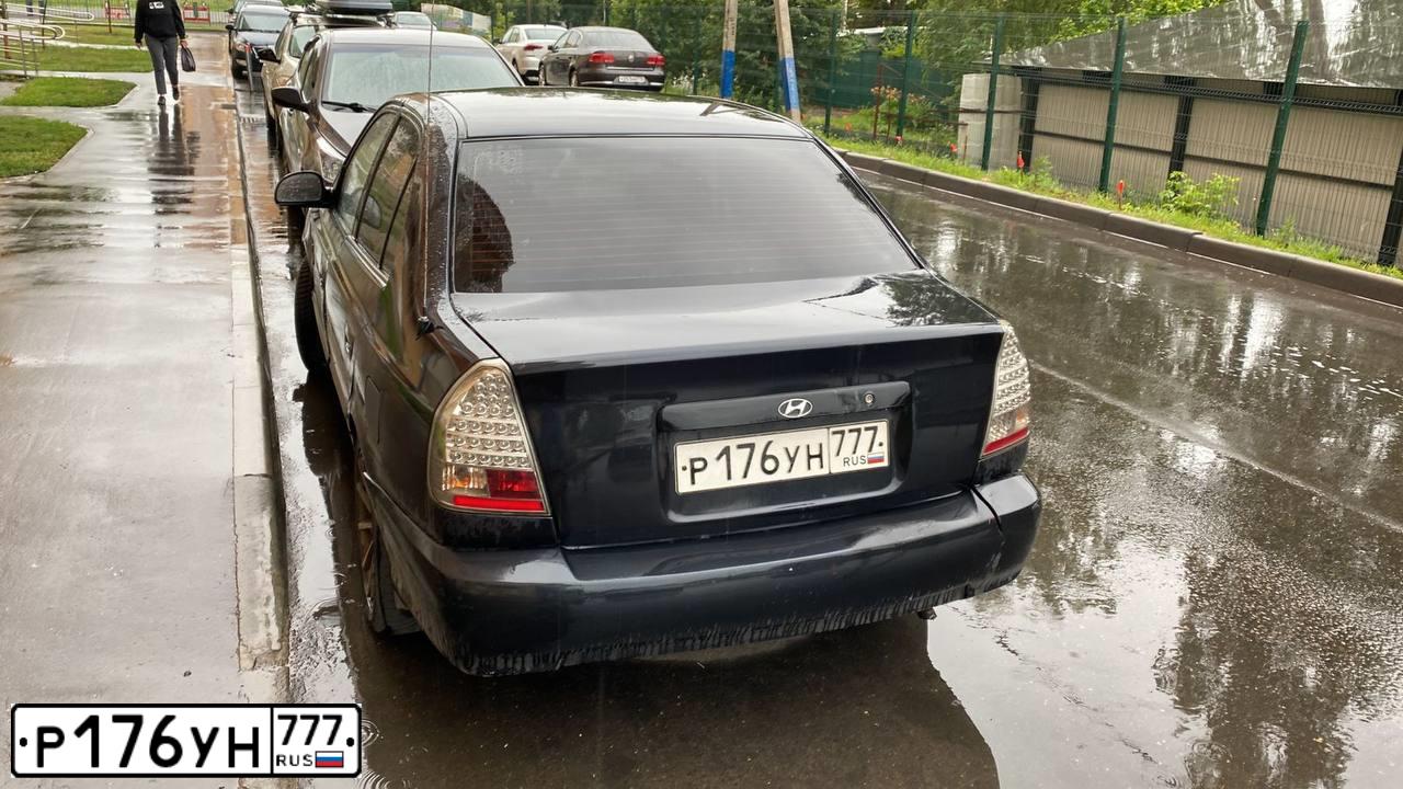 Фото автомобиля TAGAZ ACCENT, 2008 — госномер А315РТ126. Цвет: ЧЕРНЫЙ
