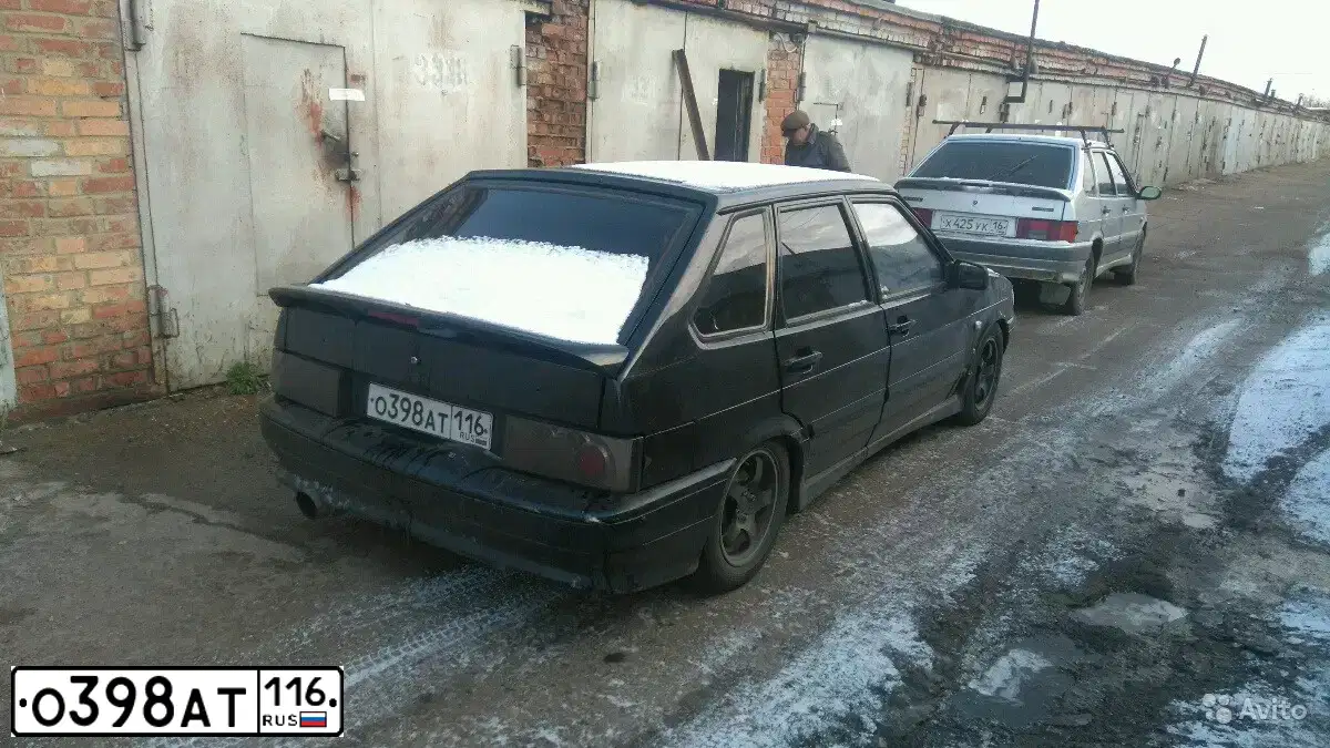 Фото автомобиля LADA 2114 SAMARA, 2011 — госномер А339УА716. Цвет: Сине-Черный