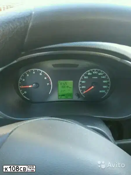 Фото автомобиля LADA 2191 GRANTA, 2014 — госномер К108СВ123. Цвет: Белый