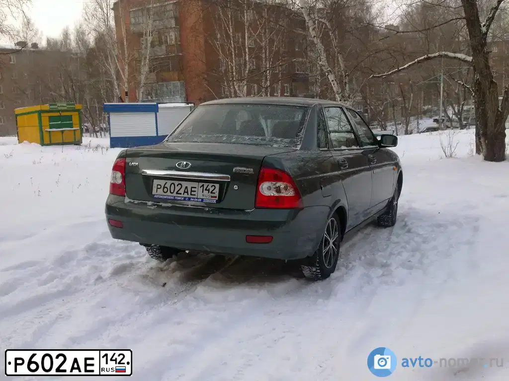 Фото автомобиля LADA 2170 PRIORA, 2011 — госномер В343КС19. Цвет: Серо-сине-зеленый