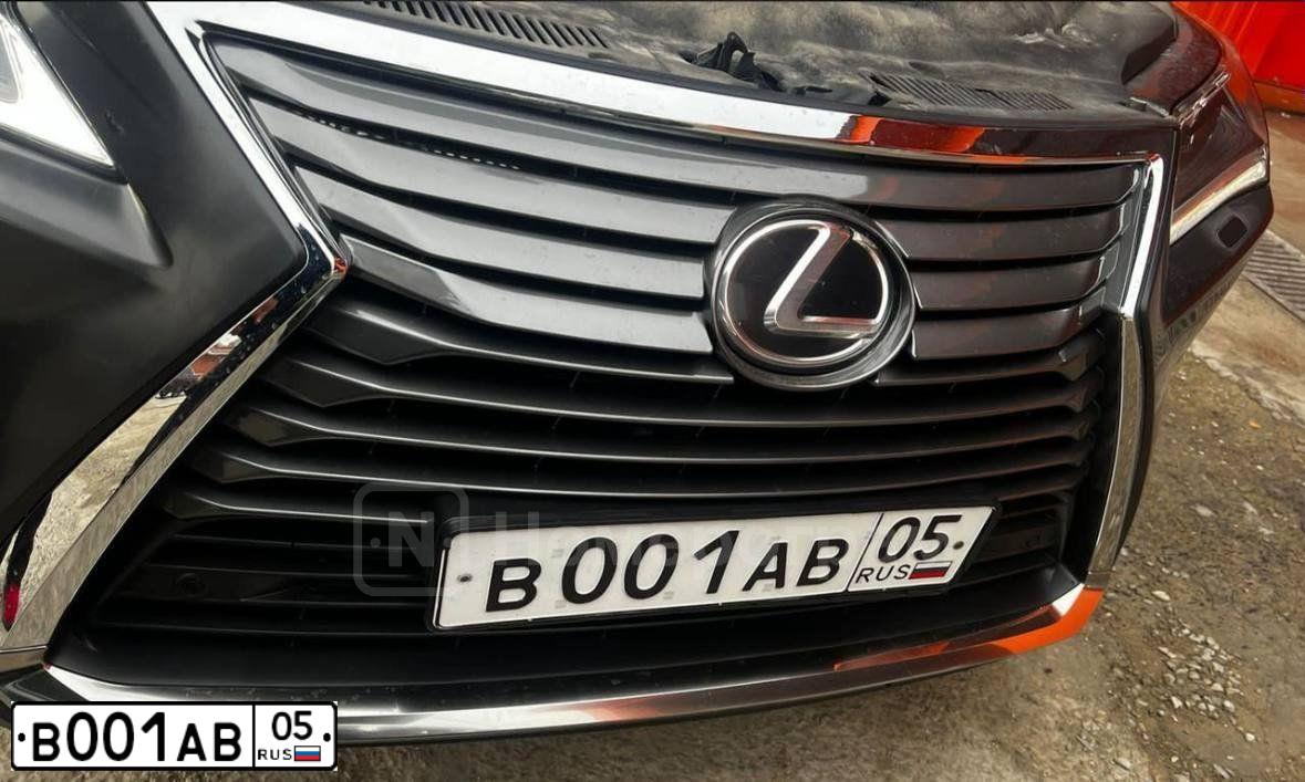 Фото автомобиля LEXUS RX, 2012 — госномер Е444НС05. Цвет: ЧЕРНЫЙ