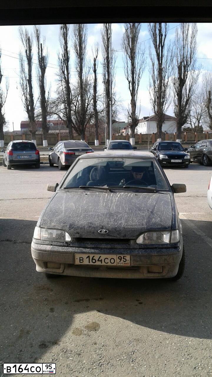 Фото автомобиля LADA 2114 SAMARA, 2008 — госномер В164СО95. Цвет: ГРАФИТОВЫЙ МЕТАЛЛИК